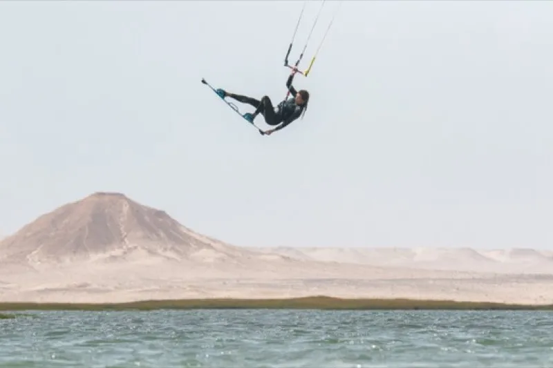 Kitesurf freestyle a Speed Spot Dakhla