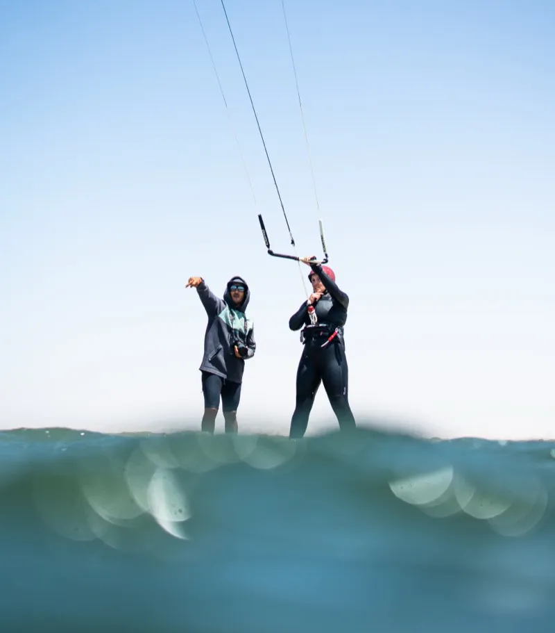 Coaching kitesurf individuel au lagon de Dakhla